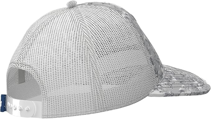 HUK Men's Mesh Trucker Snapback Hat | Anti-Glare Fishing Hat