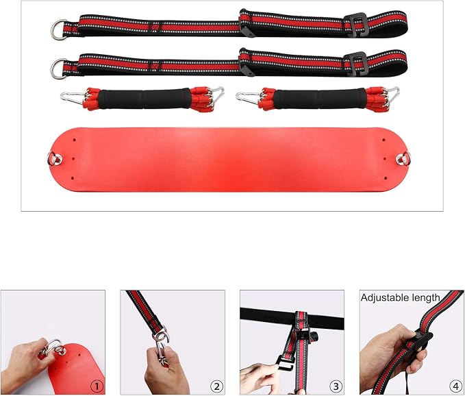 SYNTECSO 220-440Lbs Pull Up Assistance Bands - Heavy-Duty Pull Up Resistance Bands for Chin-up Workout