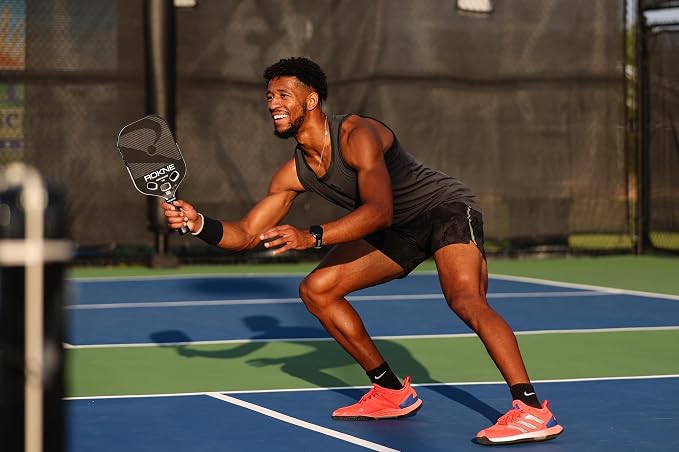 ROKNE Aero Blade 1.19 Pickleball Paddle | USAPA Approved 3K Carbon Fiber Pickleball Paddles | Custom Face Weighting & Foam Injected Mono-Frame | ProGrit Texture for Max Spin & Power | Pro Series