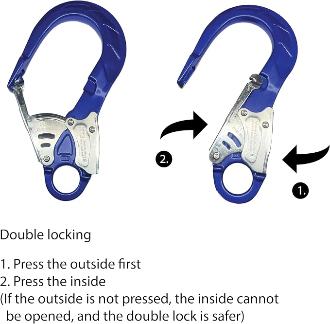 Fusion Climb Poseidon II Aluminum Drop Forged Rebar Hook