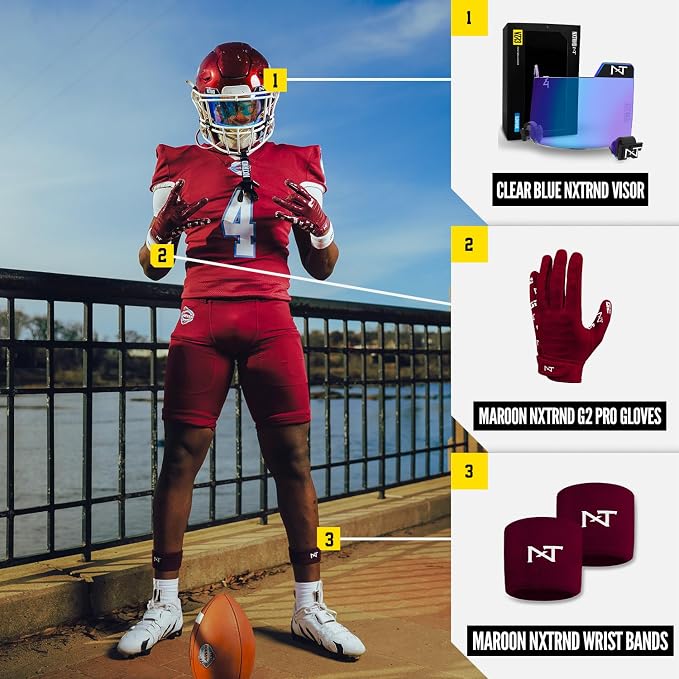 Nxtrnd G2 Pro Football Gloves, Men's Ultra Sticky Elite Receiver Gloves