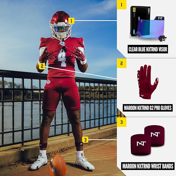 Nxtrnd G2 Pro Football Gloves, Men's Ultra Sticky Elite Receiver Gloves