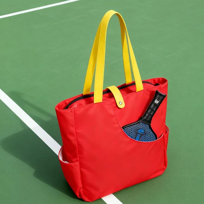 harayaa Pickleball Racket Bag Pickleball Tote Bag Pickleball Shoulder Bag Pickleball Handbag Versatile Polyester Construction Handle Roomy