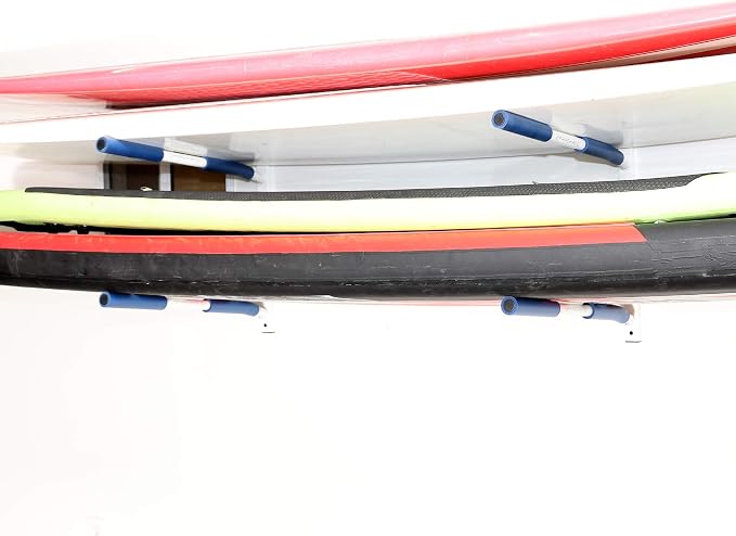 SPAREHAND Premium Edition: All Climate Wall Mount Hybrid Rack for SUPs and Kayaks