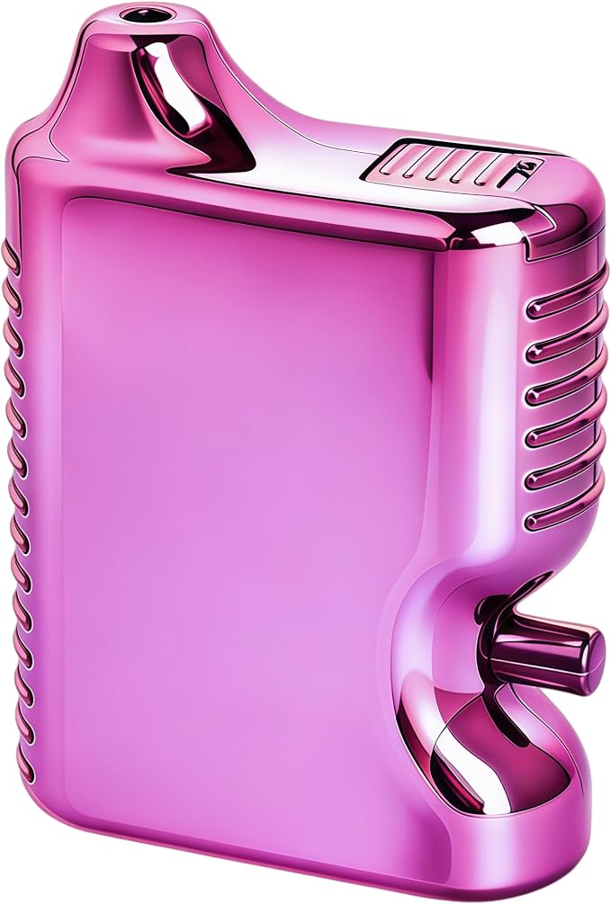 One-Button Powder Dispenser | Leak-Proof & Lightweight | Electroplated Pink Spice Shaker for Travel – Pretty in Pink