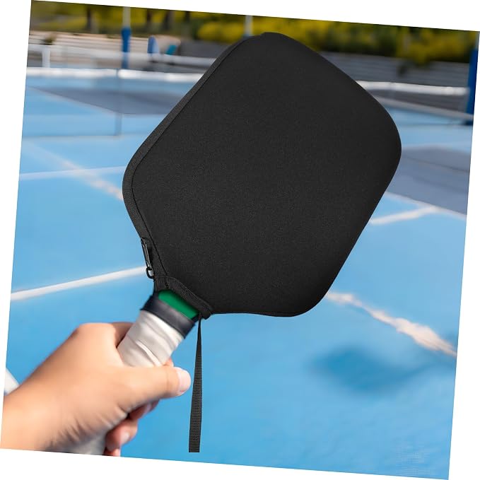 Milisten 2-Pack Pickleball Paddle Sleeves Waterproof Neoprene Racket Covers Storage Pouch Portable Beach Tennis Paddle Holder for Outdoor Sports