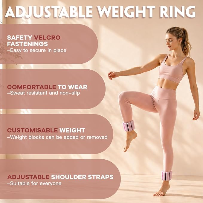 kornsurte Pilates Kit, 19PCS Pilates Equipment for Women, Pilates Ring and Ball Set, Resistance Bands, Ankle Weights, Pilates Starter Set for Home Workout, Core Strength & Flexibility