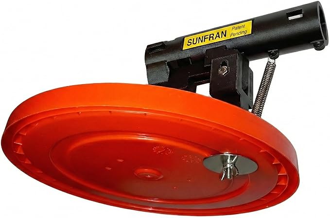 SUNFRAN Hooksetter | Auto Hook-Setting Rod Holder for Ice Fishing & Open Water Tip-Up/Tip-Down Replacement | Mounts on Bucket Lid, Boat or RV wall | Automatic Hook Setter