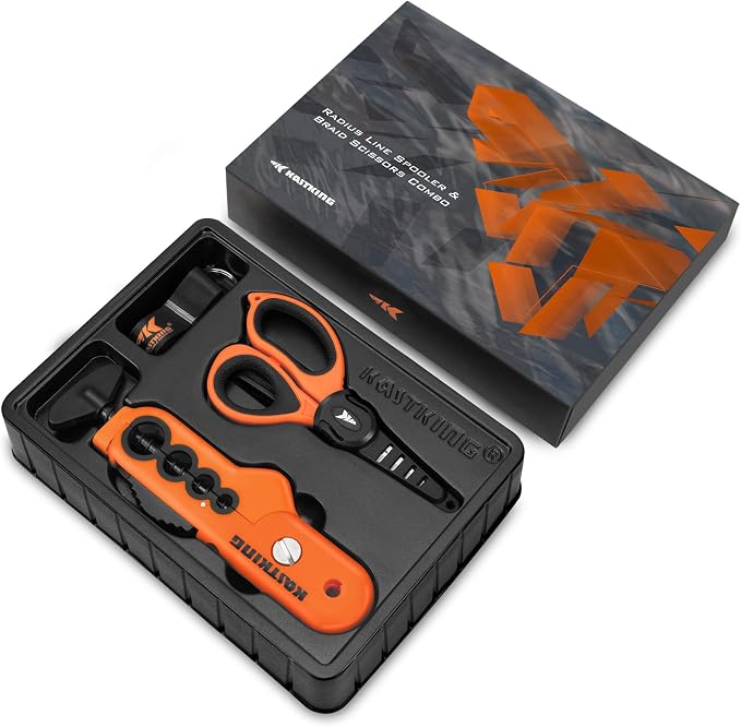 KastKing Patented Radius Line Spooler, Compact Fishing Line Spooling Tool for Spinning Reels and Casting Reels – Line Spooler Spools Fishing Reels Without Line Twist, Great Fishing Gifts