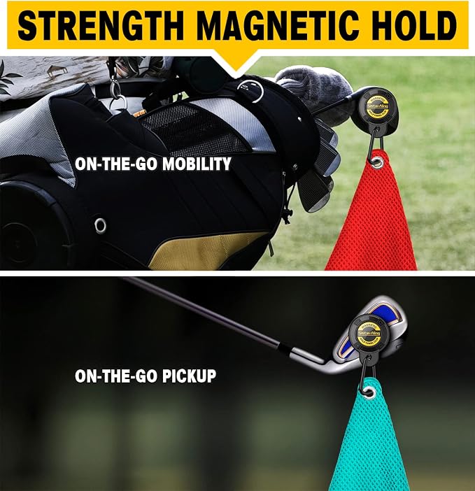Magnetic Golf Clip and Magnetic Alignment Rods