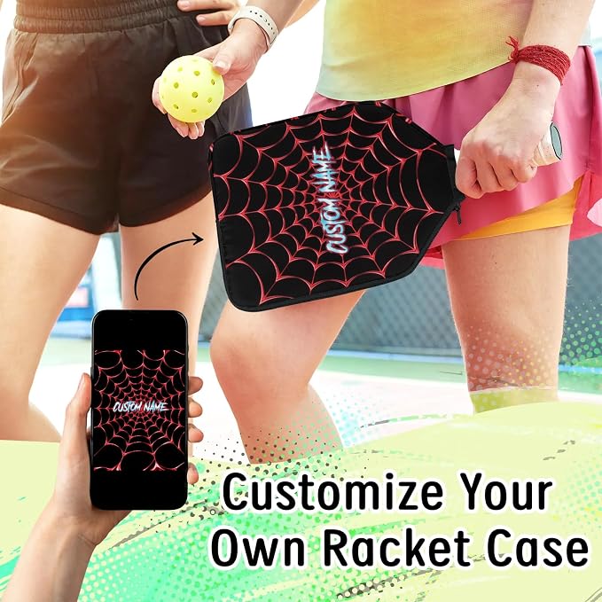 Personalized Pickleball Paddle Cover, Robust & Waterproof Custom Pickleball Paddle Case for Ultimate Protection