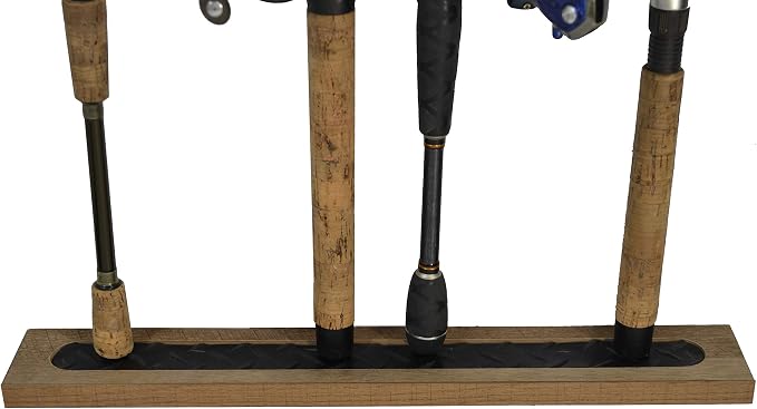 Old Cedar Outfitters Modular Wall Rack for Fishing Rod Storage, Holds up to 8 Fishing Rods