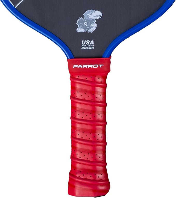 Team Golf Parrot Paddles NCAA Kansas Pro-Formance Pickleball Paddle (Wordmark)