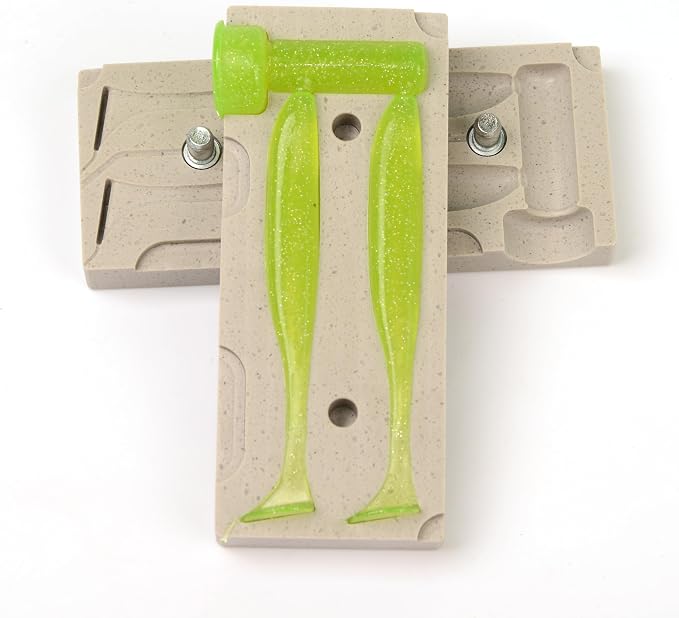 Soft Plastiс Mold Lure Making Injection Molds Fishing Lures Keitech Easy Shiner 3'' Two Cavity