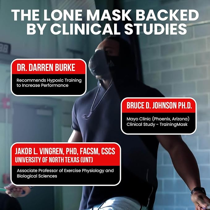 TRAININGMASK 3.0 Performance Breathing Trainer - Altitude Training Mask for Stamina, Clinically Proven & Patented