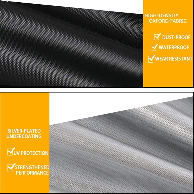 POMER Treadmill Covers, Dustproof Waterproof Non-Folding Running Machine Protective Cover with Zipper - Ideal for Indoor Outdoor Home Treadmill Use