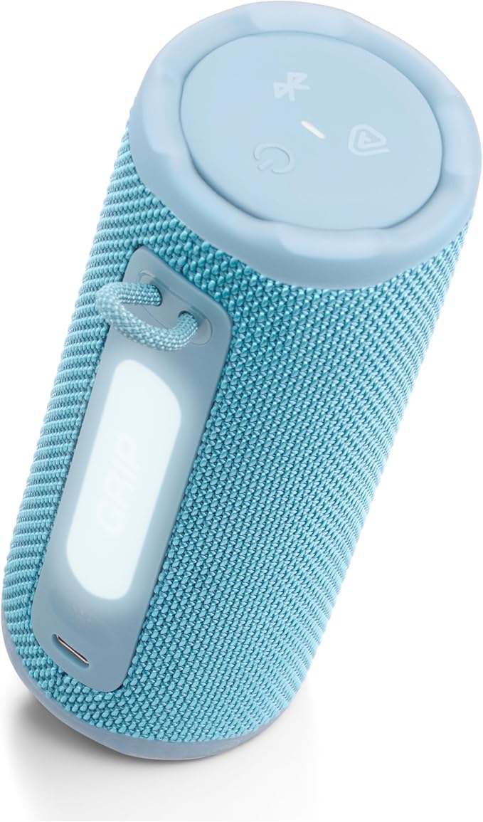 JBL Grip - Compact Bluetooth Speaker with Bold Pro Sound and Ambient Light, up to 14 Hours of Playtime, Water, Dust and Drop-Proof (IP68), & Multi-Speaker Connection with Auracast™ (Teal)