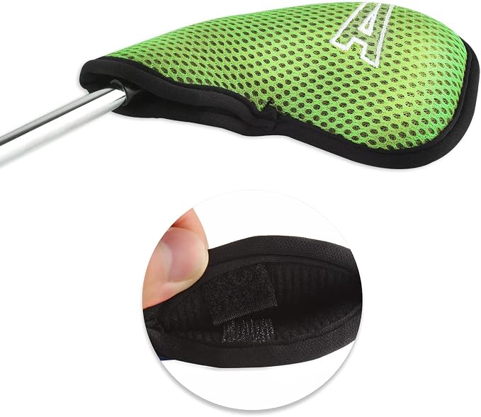 Andux Mesh Golf Iron HeadCovers with Number on Both Sides 10pcs/Set MT/S14