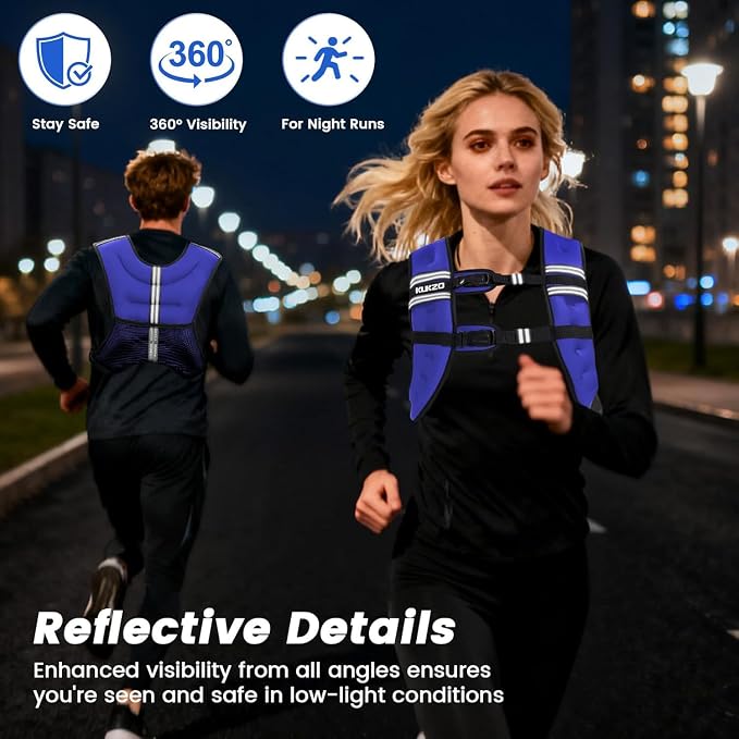 Weighted Vest Woman 6/8/12/16/20/25/30lb Weight Vest for Women Men Body Weight Vests for Walking Strength Training Running Workout Jogging Fitness
