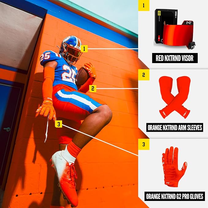 Nxtrnd G2 Pro Football Gloves, Men's Ultra Sticky Elite Receiver Gloves