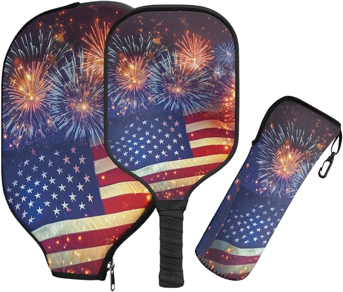Pickleball Paddles Set 3PCS Pickleball Paddle Case Pickleball Racket Pickleball Bag Ideal for Beginners Gifts
