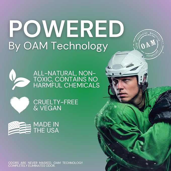 The Stink Solution Unscented Hockey Odor Eliminator For Strong Odor: Quickly Banish Sweat & Body Odor From Hockey Gear, Skates, Hockey Bags, Gloves, & More! Safe Hockey Deodorizer - 2 16 oz Bottles