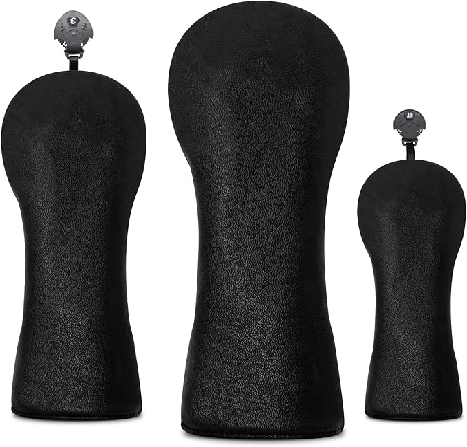 Golf Accessories Golf Club Covers for Driver, Fairway, Hybrids - Golf Driver Headcover/Golf Fairway Wood Head Cover/Hybrid Headcover for Men/Women Golfer