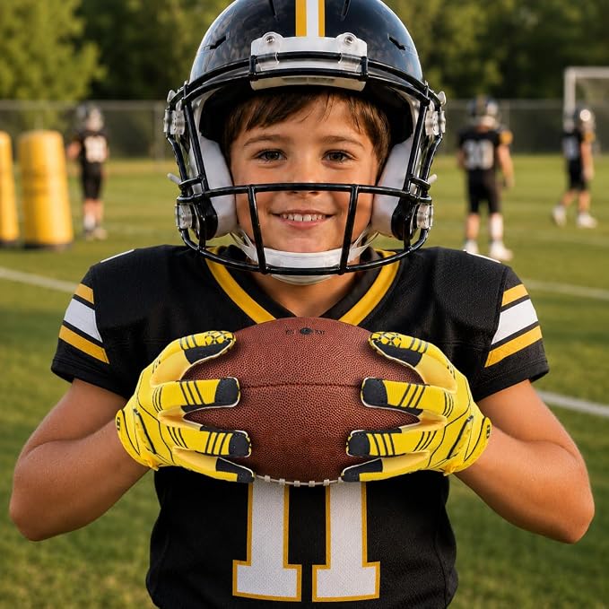 Seibertron Pro 3.0 Twelve Constellations Elite Ultra-Stick Football Receiver Gloves | Super Sticky Grip for Youth Kids Boys 8-12 Girls & Adult Men & Women, Perfect Sports Gift