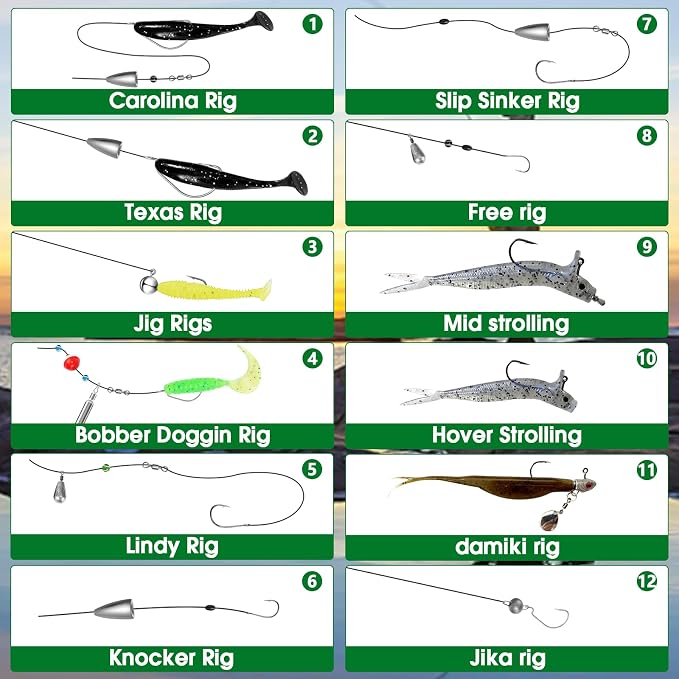 FONMANG 601-Piece Fishing tackle box with fishing gear，[2025 Christmas Limited Edition]Fishing Gifts for men，Tackle Box with Tackle included,Fishing Lures,Hooks, Weights, Jig Heads
