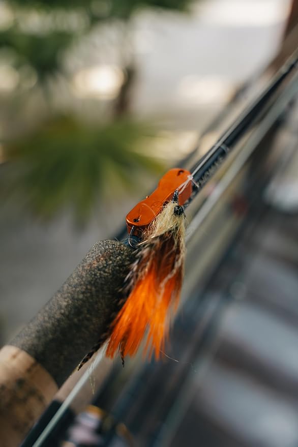 Cling Fishing Products Mag Grab Rod Rack Magnetic Fishing Rod Holder, Tippet Threader, Hook Keeper, Eye Cleaner for Fly Fishing