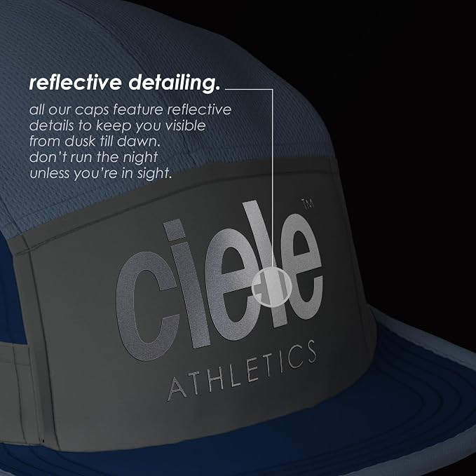Ciele Athletics GOCap - Premium Washable Moisture Wicking Hat with Sun Protection, 5-Panel Knit Running Hat