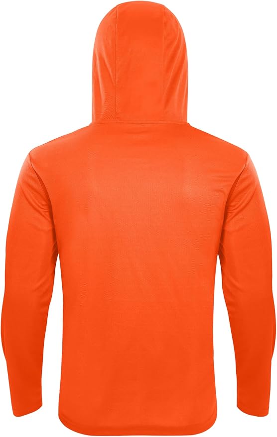 Mens Long Sleeve T-Shirts Casual Crew Neck Tee Shirt Summer Soft Running Swimming Cycling Fishing Tops
