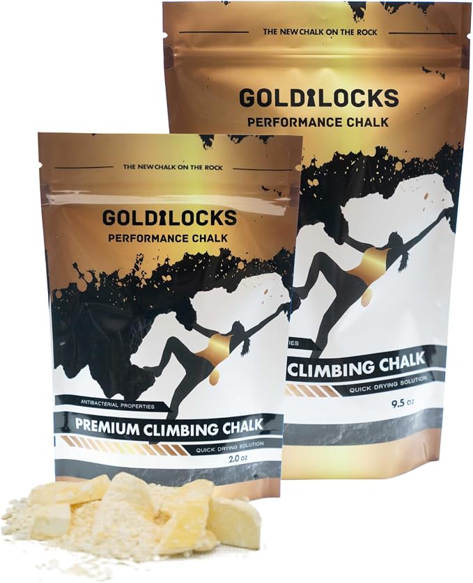 Goldilocks Chunky Chalk for Rock Climbing, Crossfit, Weight Training, Gymnastics, & More - Parent