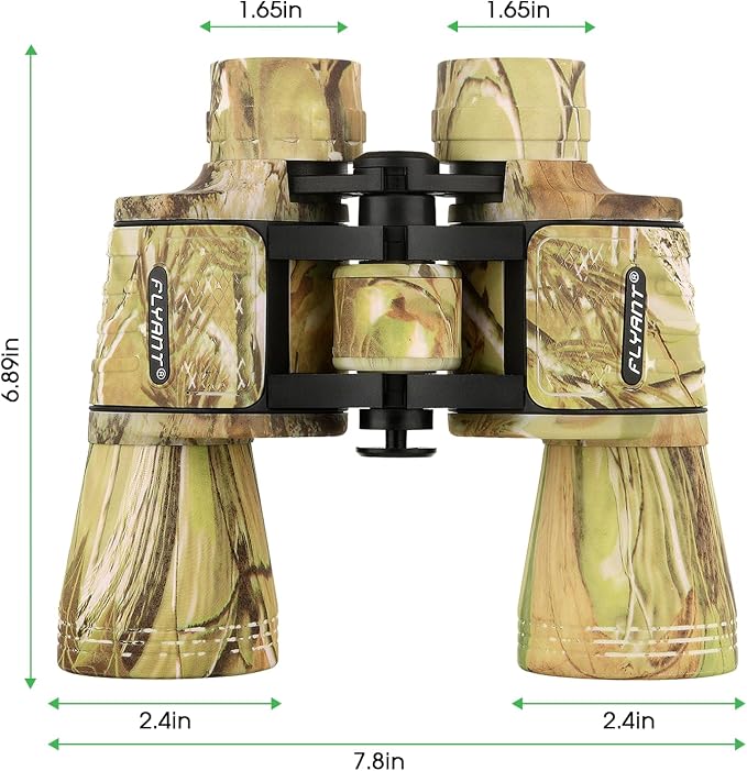 20x50 High Powered Binoculars for Adults, Waterproof Binoculars with Low Light Vision for Bird Watching Hunting Camping Travel Cruise Hiking Sports Stargazing, Birthday Gifts for Men