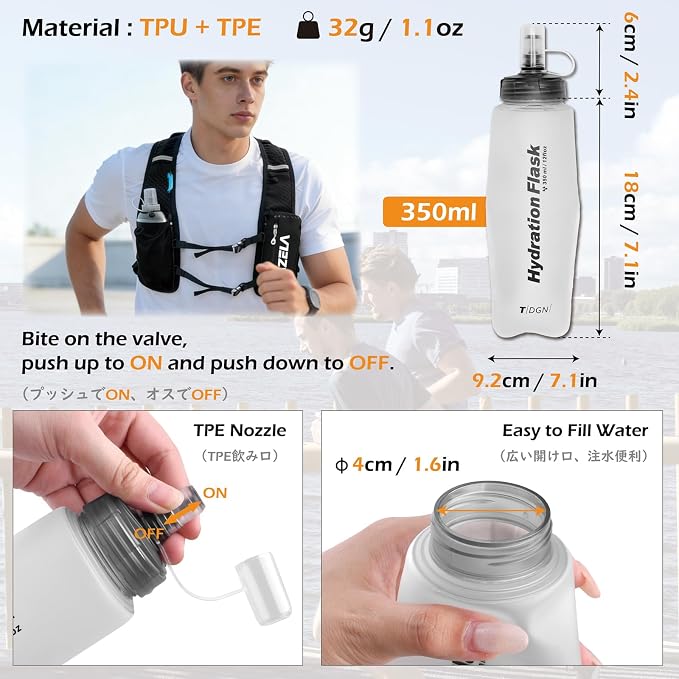 TRIWONDER Hydration Vest Running Backpack for Men & Women, Water Pack for Hiking, Camping, Climbing & Cycling, Lightweight Daypack