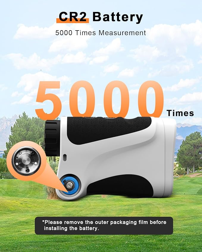 PEAKPULSE Golf Range Finder 650 Yards RangeFinder Golfing High Clarity Display 6X Magnification 0.5 Yard Accuracy Pin Seeker Easy to Use(No Magnet)