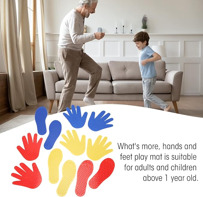 Foot and Hand Exercise Mat for Children Over 1 Year Old Integrated Coordination Play Mat for Development and Motor Skills Fun Gaming Mat for