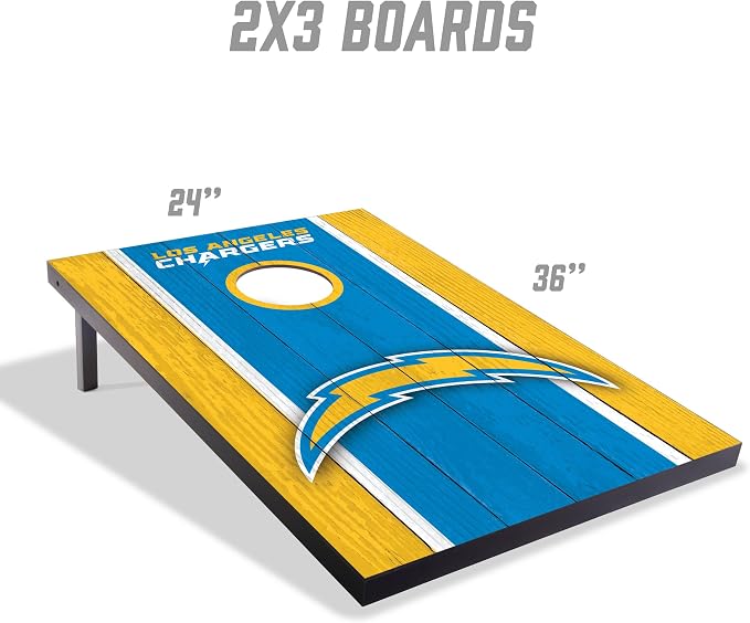 YouTheFan NFL 2' x 3' Portable Cornhole Game with Logo Bags