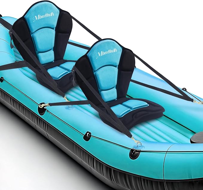 Thickened Kayak Seat,Kayak Seats with Back Support– Cushioned Canoe Backrest with Sit-On-Top Design, Padded Back Support for SUP Paddle Boards, Rafting, Fishing