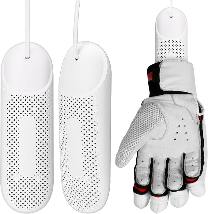 Tujoe Batting Glove Dryer Cleaner and Odor Eliminator Deodorizer Inserts with Thermal Heating and Timer for Baseball Softball Football Golf, Effectively Eliminates Odors