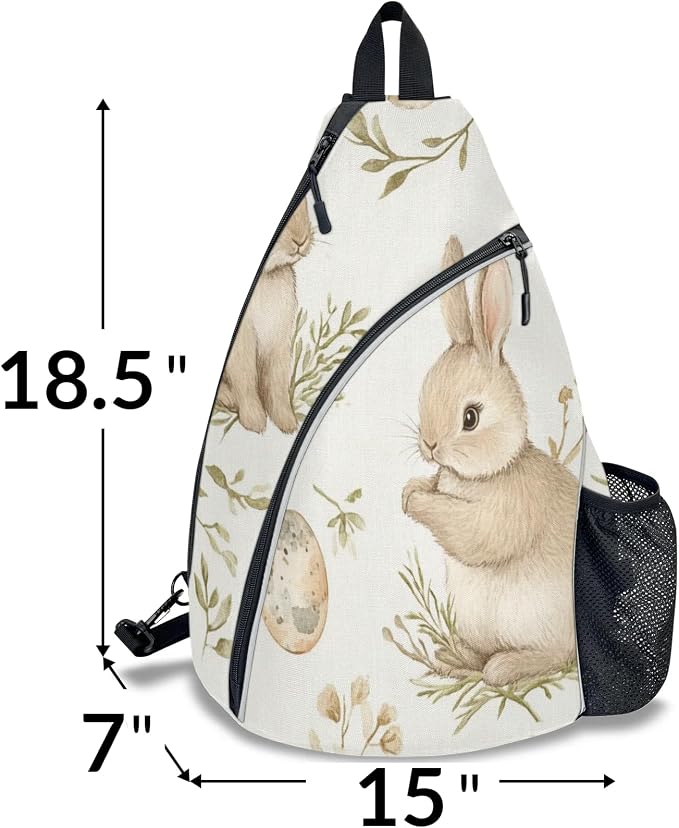 Pickleball Bag for Women Men Adjustable Crossbody Sling Backpack Hold Paddle Accessories