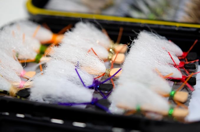 Outdoor Planet 24/48/66/72 Premium Hand Tied Fly Fishing Flies Assortment | Fly Boxes Included | Dry, Wet, Nymphs, Streamers, Wooly Buggers, Terrestrials | Trout, Bass Lure Set, Kit, Gift