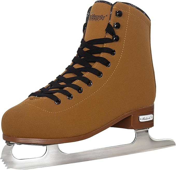 Nattork Figure Skates for Boys and Girls Excellence Stainless Steel Blades Ice Figure Skating with Enhanced Support Strength Performance and Ultimate Comfort