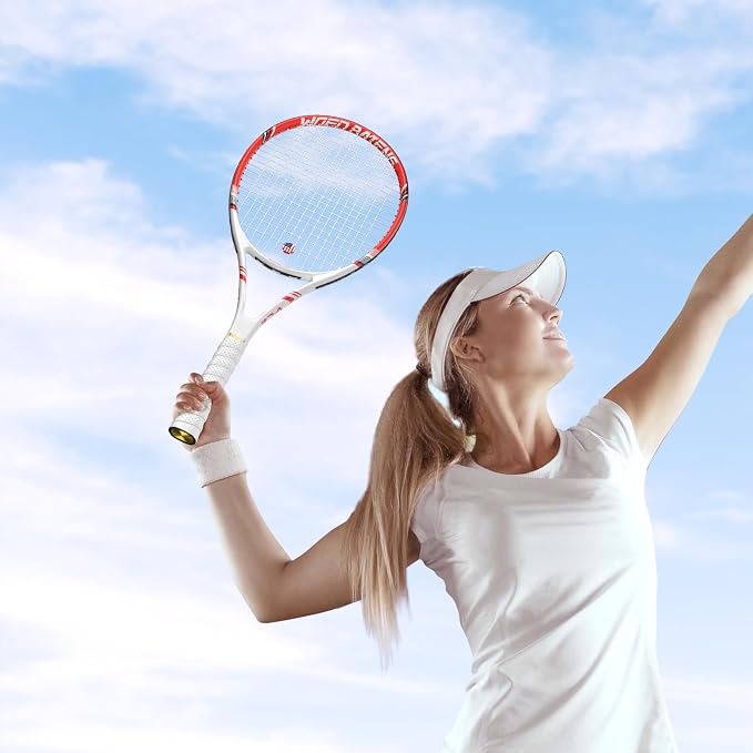 Pro Tennis Racket for Adults, 2 Player 27 inch Speed Tennis Racquet Acceptable for Beginner and Professional with 3 Tennis Balls, 2 Vibration Dampes, 2 Overgrips, Tennis Bag