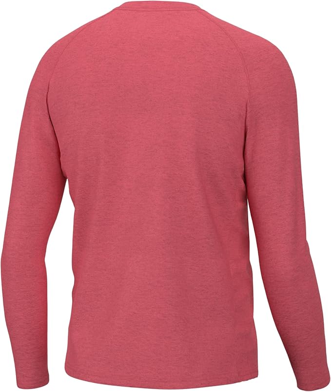HUK Men's Waypoint Long Sleeve Shirt, Performance Fishing Tee for Men