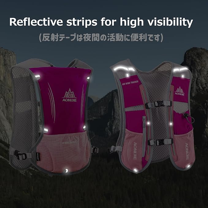 Azarxis Hydration Running Vest Backpack Pack 5L 5.5L for Women and Men Jogging Trail Race Marathon Cycling Hiking