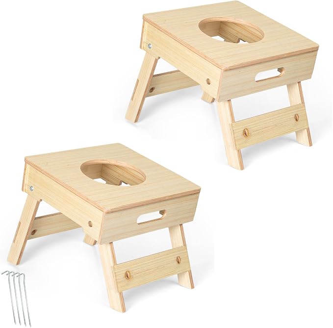 Play Platoon Cornhole Airmail Box- Folding Set of 2- Perfect for Practice- Bag Toss Training for Competitive Cornhole Players, Practice Your Airmail Shot Improve Skills, Board only, Bags not Included