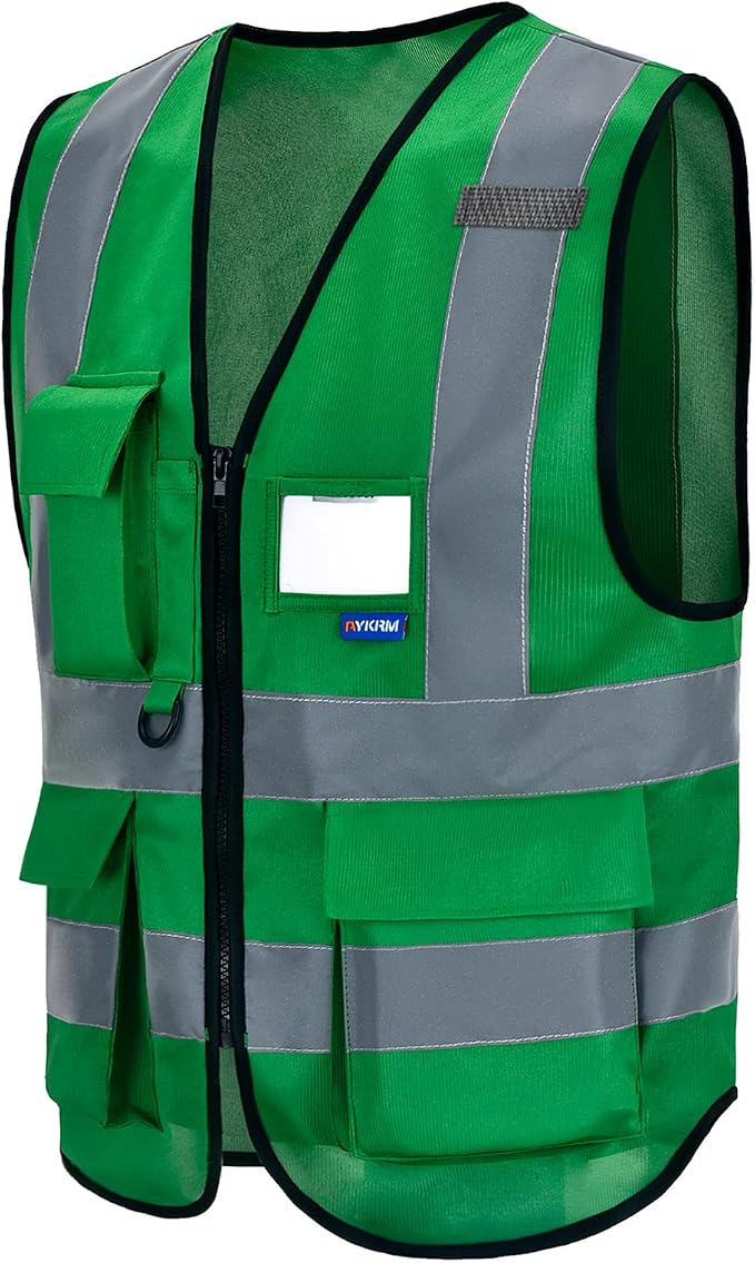 small womens safety vests green
