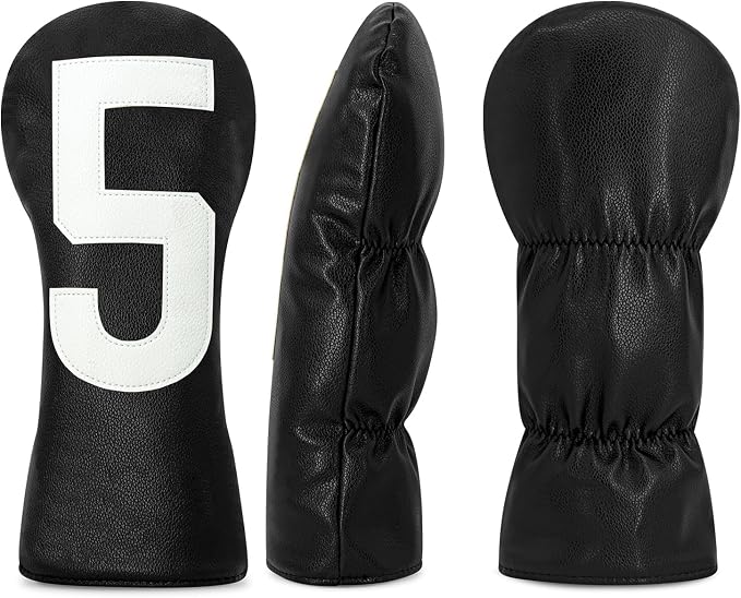 Premium Golf Head Covers - Golf Driver Head Covers, Protects Against Scratches and Damage, Specifically Designed for Fairway Woods.