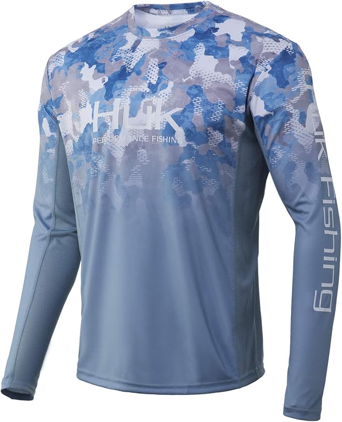 HUK Men's Icon X Long Sleeve Shirt, Performance Fishing Shirt